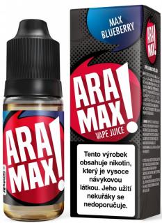 Borůvka / Max Blueberry - Aramax liquid - 10ml Obsah nikotinu: 12mg