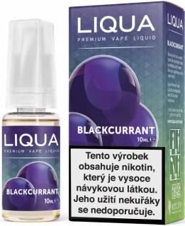 Černý rybíz - Blackcurrant - LIQUA Elements 10ml Obsah nikotinu: 0mg