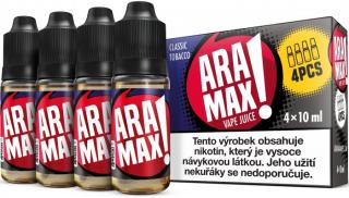 Classic Tobacco - Aramax liquid - 4x10ml Obsah nikotinu: 12mg