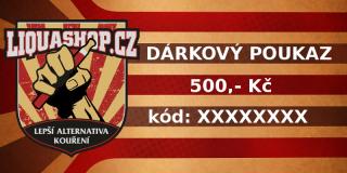 Dárkový poukaz v hodnotě 500,- Kč var.A