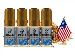 DREAMIX - Americký tabák (AMERICAN DREAM) 4x10ml Obsah nikotinu: 0mg