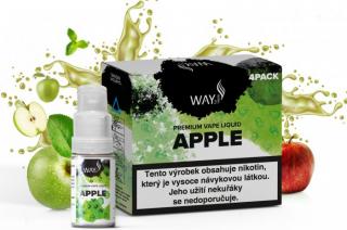 E-liquid WAY to Vape Apple 4x10ml (jablko) Obsah nikotinu: 3mg