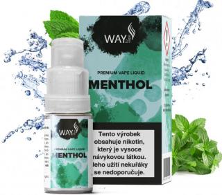 E-liquid WAY to Vape Menthol 10ml (mentol) Obsah nikotinu: 0mg