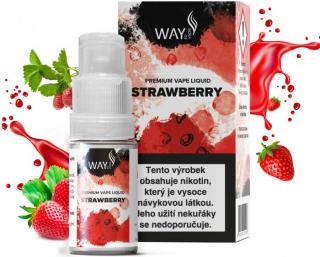 E-liquid WAY to Vape Strawberry 10ml (Jahoda) Obsah nikotinu: 12mg