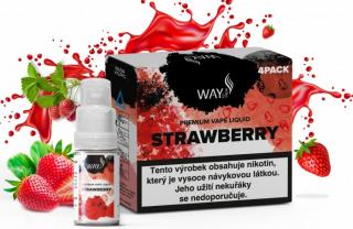E-liquid WAY to Vape Strawberry 4x10ml (Jahoda) Obsah nikotinu: 3mg