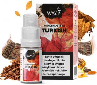 E-liquid WAY to Vape Turkish 10ml (Turecký tabák) Obsah nikotinu: 3mg