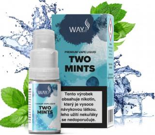 E-liquid WAY to Vape Two Mints 10ml (mix máty a mentolu) Obsah nikotinu: 12mg