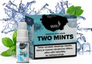 E-liquid WAY to Vape Two Mints 4x10ml (mix máty a mentolu) Obsah nikotinu: 12mg