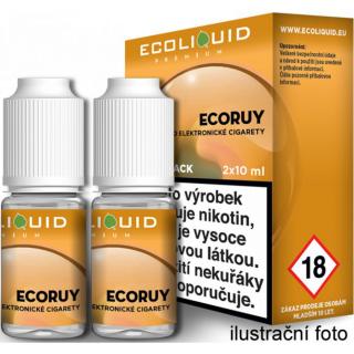 ECORUY - český ECOLIQUID - 2x10ml Obsah nikotinu: 18mg