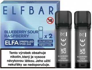 Elf Bar ELFA Pods cartridge - Borůvka s malinou  (Blueberry Sour Raspberry) 2ks