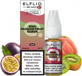 ELFLIQ Nic SALT Kiwi Passion Fruit Guava 10ml Obsah nikotinu: 10mg