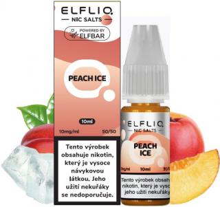 ELFLIQ Nic SALT Peach Ice 10ml Obsah nikotinu: 10mg