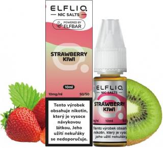 ELFLIQ Nic SALT Strawberry Kiwi 10ml Obsah nikotinu: 10mg