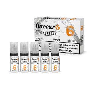 Flavourit HALFBACK- 70/30 6mg, 5x10ml