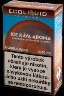 Ice Coffee - český ECOLIQUID - 2x10ml Obsah nikotinu: 0mg