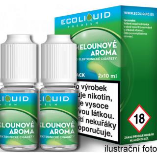 ICE MELOUN český ECOLIQUID - 2x10ml Obsah nikotinu: 0mg