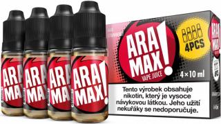 Jahoda / Strawberry - Aramax liquid - 4x10ml Obsah nikotinu: 12mg