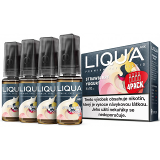 Jahodový jogurt / Strawberry Yogurt - LIQUA Mixes 4x10ml Obsah nikotinu: 3mg