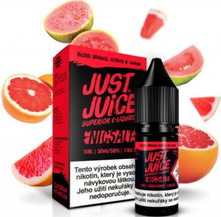 Just Juice SALT Blood Orange, Citrus & Guava 10ml Obsah nikotinu: 20mg