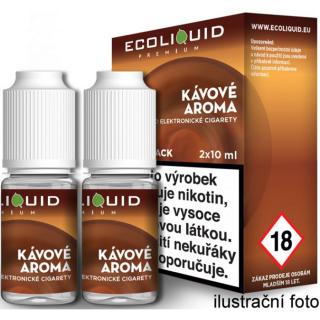 KÁVA - český ECOLIQUID - 2x10ml Obsah nikotinu: 0mg