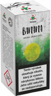 Liquid Dekang Banán (Banana) 10ml Obsah nikotinu: 11mg