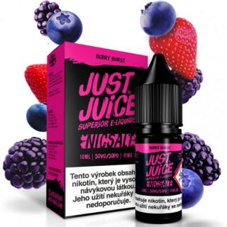 Liquid Just Juice SALT Berry Burst 10ml (Lesní směs) Obsah nikotinu: 20mg