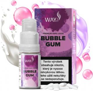 Liquid WAY to Vape Bubble Gum 10ml (Žvýkačka) Obsah nikotinu: 0mg