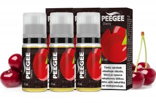 PEEGEE - Višeň (Cherry) 3x10ml Obsah nikotinu: 12mg