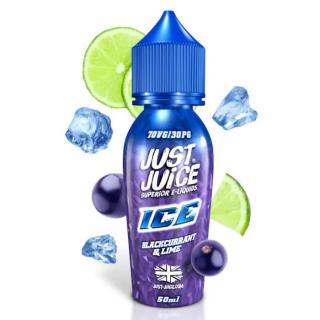 Příchuť Just Juice - ICE Blackcurrant & Lime (Ledový černý rybíz & limetka) 20ml
