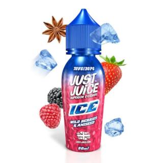 Příchuť Just Juice - ICE Wild Berries & Aniseed (Lesní ovoce s anýzem) 20ml