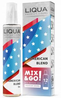 Příchuť Liqua MIX&GO AMERICAN BLEND 12ml