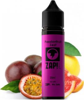Příchuť ZAP! Juice Shake and Vape ZAP 20ml Passionfruit Zest (citrusy a marakuja)