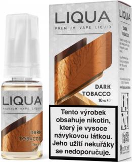 Tmavý tabák - Dark Tobacco - LIQUA Elements 10ml Obsah nikotinu: 0mg
