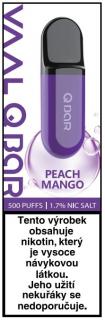 VAAL Q Bar by Joyetech - jednorázová elektronická cigareta 17mg Peach Mango (broskev s mangem)