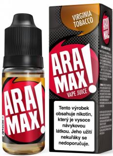 Virginský tabák / Virginia Tobacco - Aramax liquid - 10ml Obsah nikotinu: 12mg