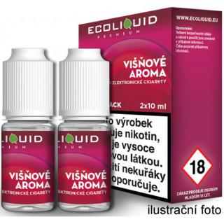 VIŠEŇ - český ECOLIQUID - 2x10ml Obsah nikotinu: 18mg