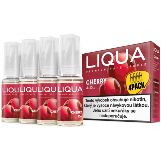 Višeň - Cherry - LIQUA Elements 4x10ml Obsah nikotinu: 12mg
