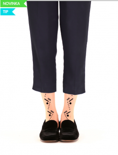 Anne ponožky - Proefdesigns ONE SIZE (22-25cm), Bílá