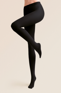 Barevné punčocháče - Gabriella (černá) 5, Černá