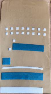 Stripe ponožky - Proefdesigns (barevné) ONE SIZE (22-25cm), Modrá/bílá