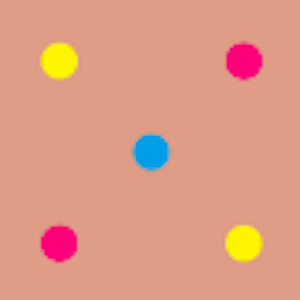 Tělové s barevnými puntíky - Joy - Gabriella 2, Tělová