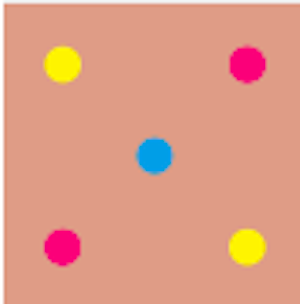 Tělové s barevnými puntíky - Sally - Gabriella 2, Tělová