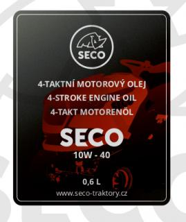 4-taktní olej SECO 10W-40 Objem: 0,6 l
