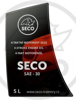 4-taktní olej SECO SAE30 Objem: 5 l