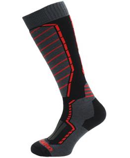 164004 BLIZZARD Profi ski socks, black/anthracite/red Velikost: 31-34