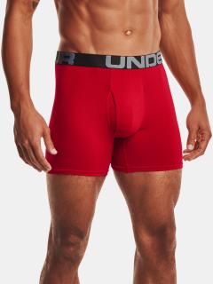 Boxerky Under Armour Charged Cotton 6in 3 Pack-RED 1363617-600 Velikost: MD