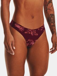 Kalhotky Under Armour PS Thong 3Pack Print-PNK 1325617-669 Velikost: LG