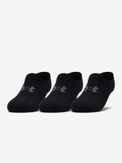 Ponožky Under Armour  Essential Ultra  Low 3pkt -BLK 1351784-002 Velikost: XL