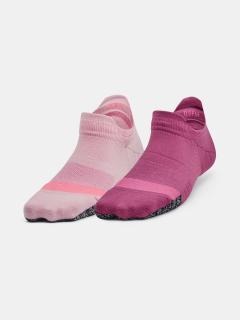 Ponožky Under Armour UA Breathe 2 No Show Tab 2pk-PNK 1370096-669 Velikost: uni