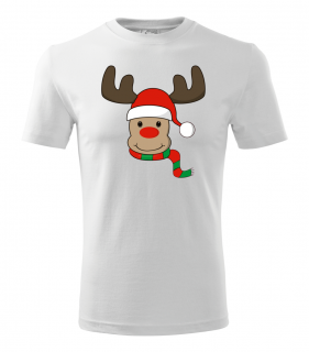 Tričko se sobem - Pánské vánoční tričko Velikost: XL